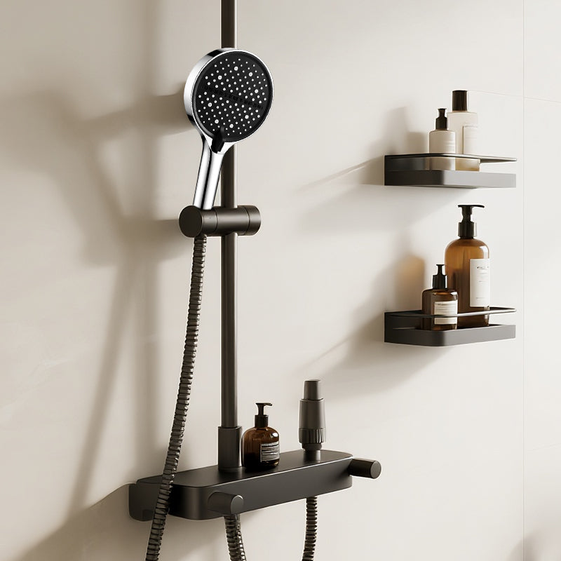 🚿 High-Pressure Adjustable Rainfall Shower Head – 360° Tilt 💧